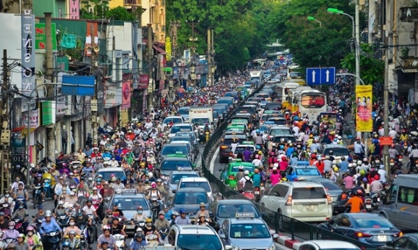 Những hình ảnh tắc đường kinh hoàng ở Thủ đô Hà Nội
